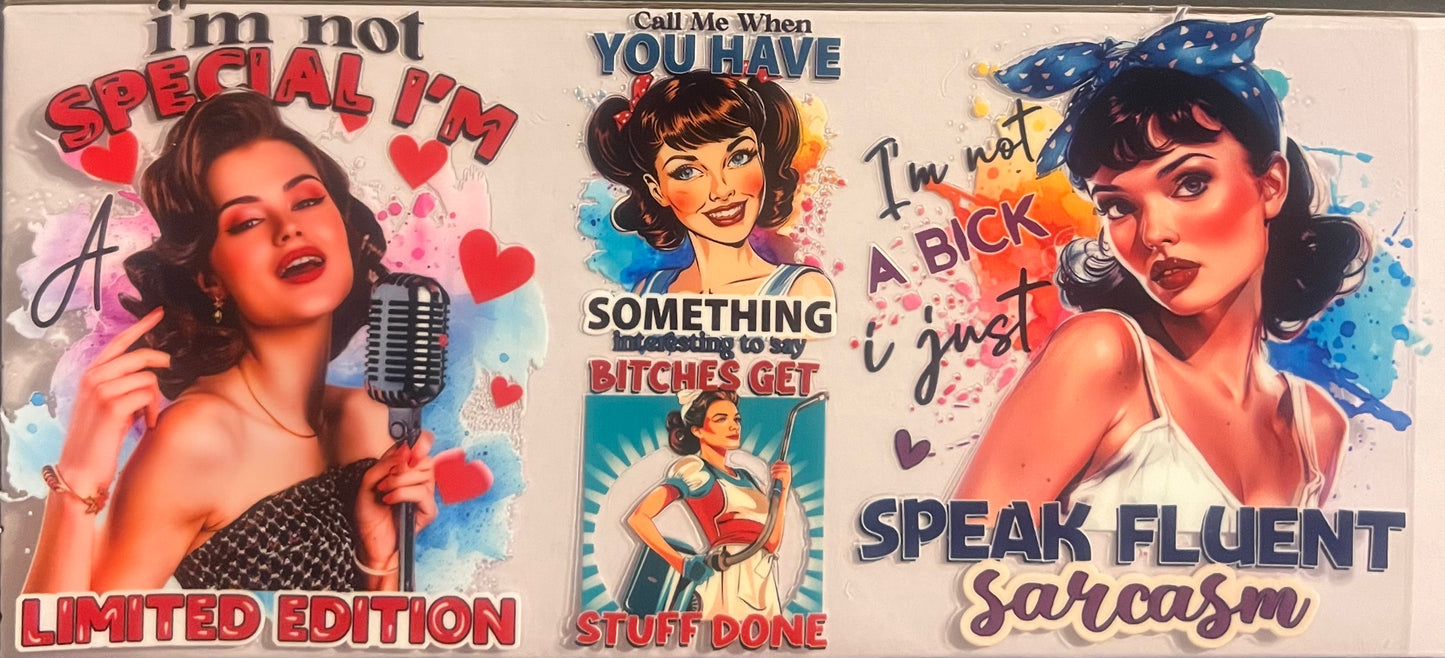 Retro sassy