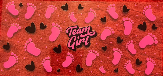 Gender reveal 3 team girl